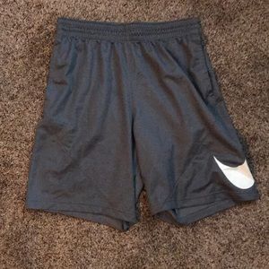 Gray Nike Athletic Shorts.